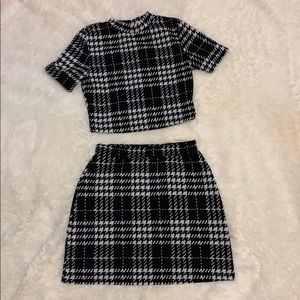 She-in top and skirt set